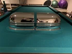 Chris Craft Vents #3801 And #3803 Newly Chromed Bronze 13 7/8 X 3/4 Pair Used. Price: $325.00.