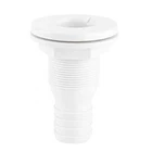 1-1/4IN White Plastic Thru Hull Fitting Hose Connector Marine Boat New. Price: $15.14.