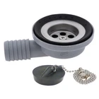Ambassador S01-0101-BP-R 1-1/2" Sink Drain, 95 Deg New. Price: $20.89.