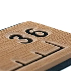 Seadek 36" Routed Ruler - 6MM Brushed Texture Mocha/black New. Price: $53.99.