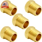 Joywayus 1/4" Npt Male Pipe Plug Outer Hex Thread Socket Brass Fitting(pack New. Price: $15.17.