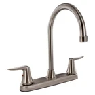 Valterra Catalina Plastic Brushed Nickel Hi-arc Kitchen Faucet Levers Handles New. Price: $59.91.