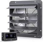14" Wall-mounted Exhaust Fan With Auto Shutter, Temp & Humidity Control, 1200 Cf New. Price: $206.99.