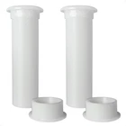 3/4" Boat Motorwell Thru Hull Drain Tube, White Nylon, 2-PACK FO2865-M2 New. Price: $16.00.