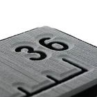 Seadek 36 Routed Ruler - 6MM Brushed Texture Storm Grey/black New. Price: $57.86.
