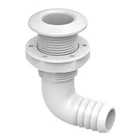 Seaflo 1" 90 Thru Hull Fitting W/ Check Valve White Marine Boat Pack New. Price: $8.49.