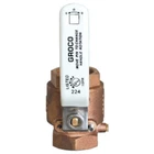 Groco IBV-750BSPP Brz In-line Ball Valve 3/4" New. Price: $49.71.