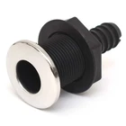 Attwood Boat Thru Hull Fitting 1967393 3/4 Inch Black Silver New. Price: $11.01.