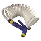 Marpac Marine Boat Coiled Washdown Hose With Nozzle 1/2" X 15' 7-0422 New. Price: $32.88.