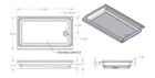 Specialty Recreation SP2440WR Bathtubs Showers & Sinks Rv New. Price: $239.31.