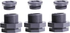 1/2 Inch Pvc Bulkhead Water Tank Connector Adapter Fitting With Plugs Thru-bu... New. Price: $14.89.