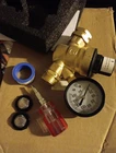 Stmoutuo Rv / Patio Water Pressure Regulator Brass, Adjustable 0-160 Psi Gauge New. Price: $24.99.