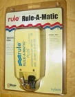 Rule-a-matic Plus Float Switch 40A New Sealed Pack. Price: $44.85.