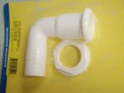 Thru Hull Fitting Seachoice 18141 90 Degree Hose 1-1/8" Bilge White Plastic New. Price: $25.95.