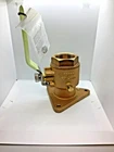 Transit Damaged Groco FBV-1500 1.5" Bronze Tri-flanged Ball Type Seacock Chipped New. Price: $94.30.