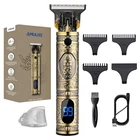 Amuliss Professional Mens Hair Clippers Zero Gapped 8 Piece Set, Golden New. Price: $31.81.