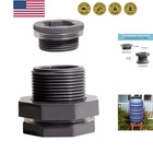 1/2 Inch Pvc Bulkhead Water Tank Connector Adapter Fitting With Plugs Thru-bu... New. Price: $14.99.