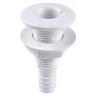 Seaflo 5/8" Marine Thru Hull Fitting White Polypropylene Boat Drain New. Price: $6.49.