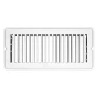 Rv Designer H875 4" X 10" White Metal Undampered Floor Register New. Price: $31.98.